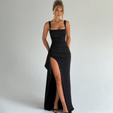 MARILYN™ - Elegant Formal Slip Maxi Dress with Open Back