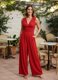 CHARITY – Chic Sleeveless Wide-Leg Jumpsuit