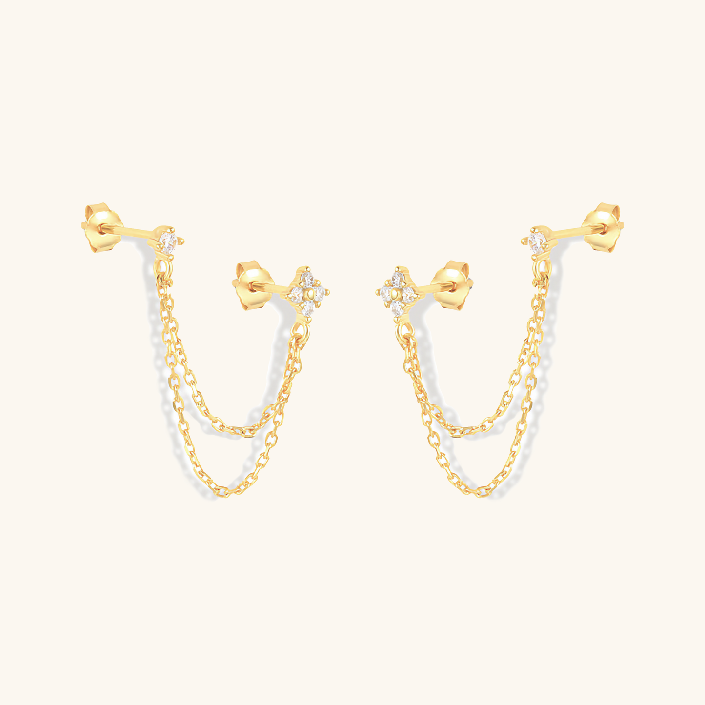 Ziri diamanten ketting stud