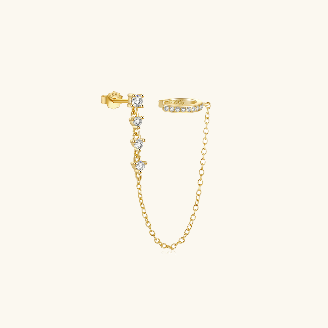 Jani Chain Cuff Oorbel