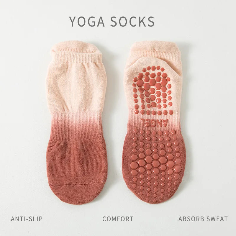 Women’s Pilates Yoga Socks Non-Slip Cotton