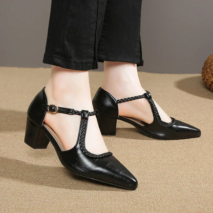 Vivienne | Classic T-Strap Shoes