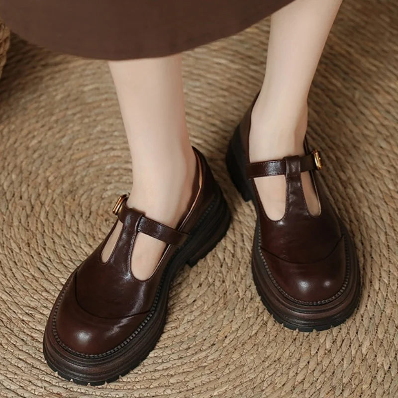 Luna | Classic T-Bar Shoes
