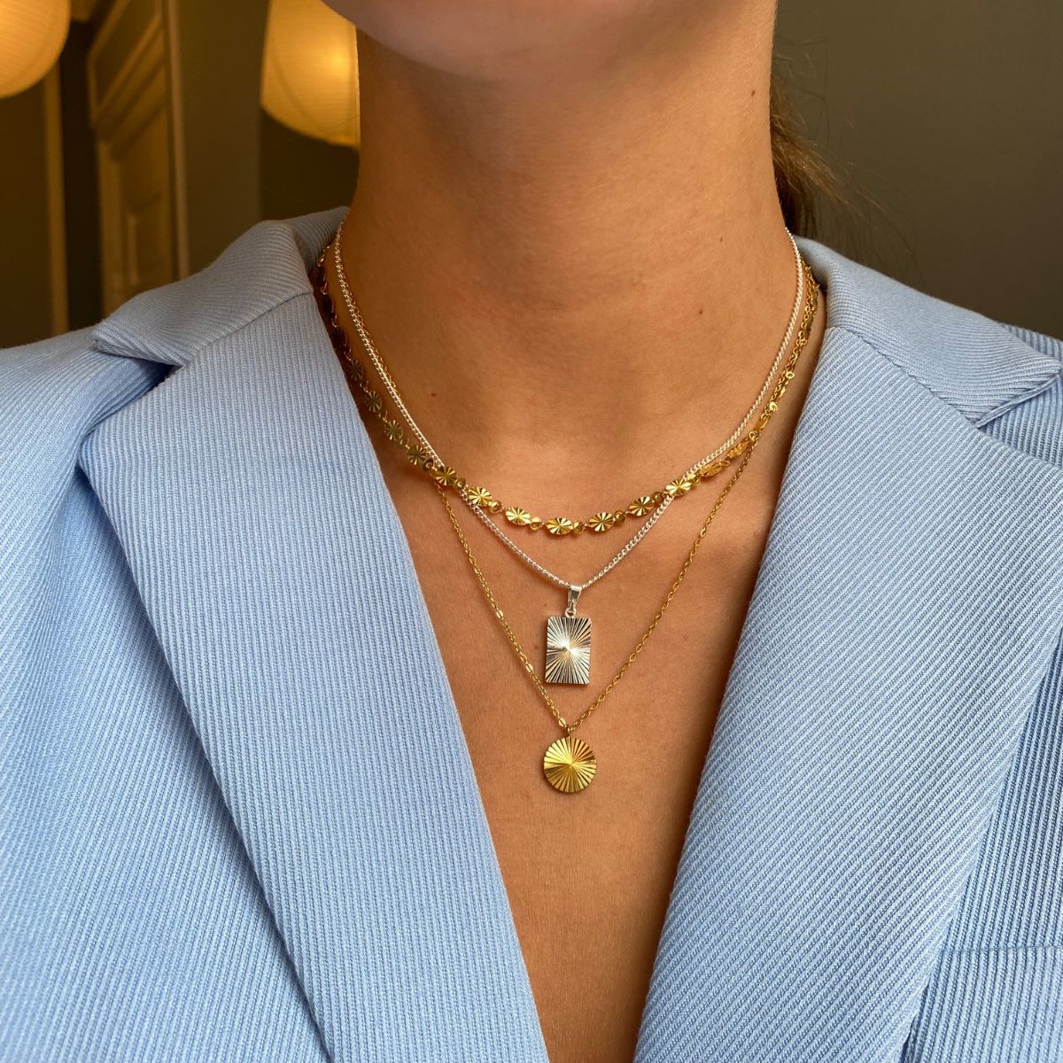 Sun Kiss Choker 18K Guldbelagt