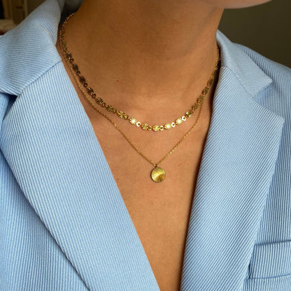 Sun Kiss Choker 18K Guldbelagt