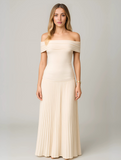 Susan | Timeless Elegant Off-Shoulder Maxi Dress