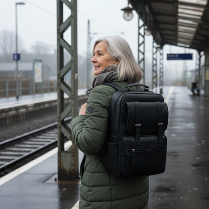 Nathan Leather Backpack