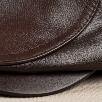 Theo Leather Cap