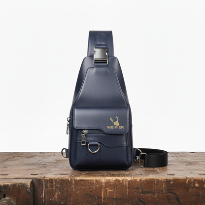 Noah Leather Chest Pocket