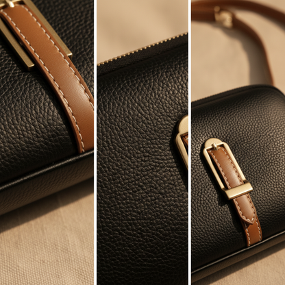 Mila Leather Shoulder Bag