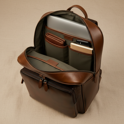 Bennett Leather Backpack
