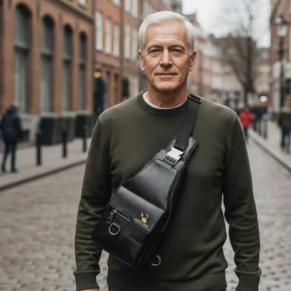 Noah Leather Chest Pocket