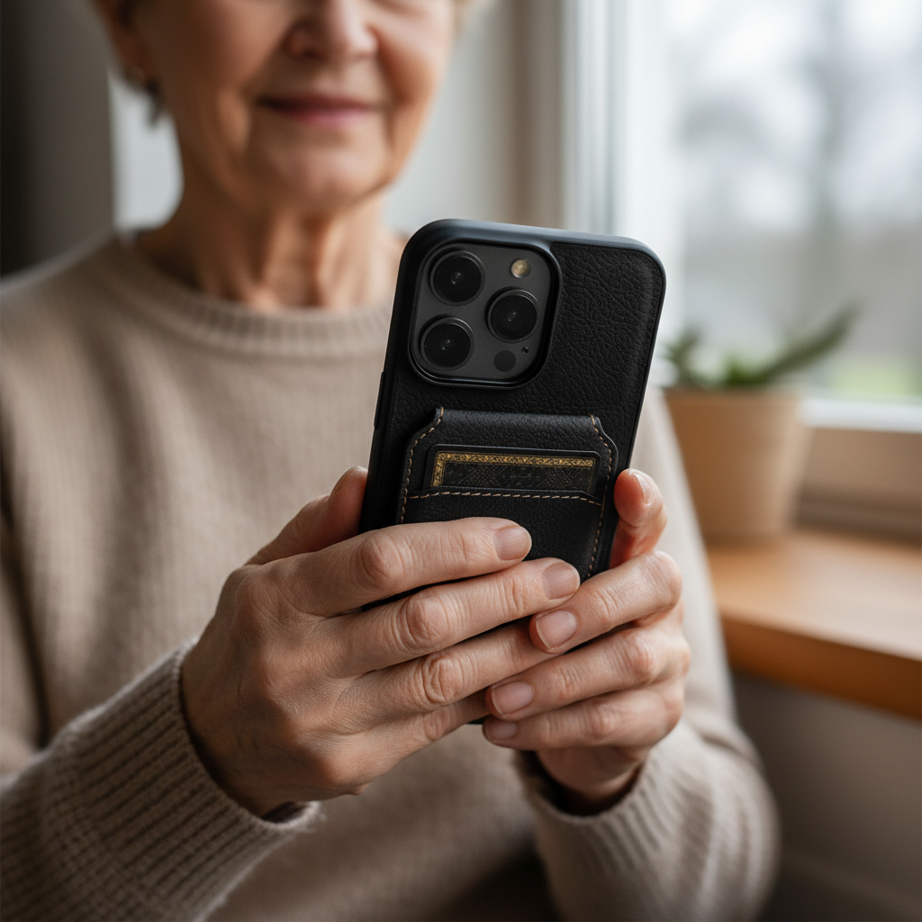 Adrian Leather-Look Phone Case