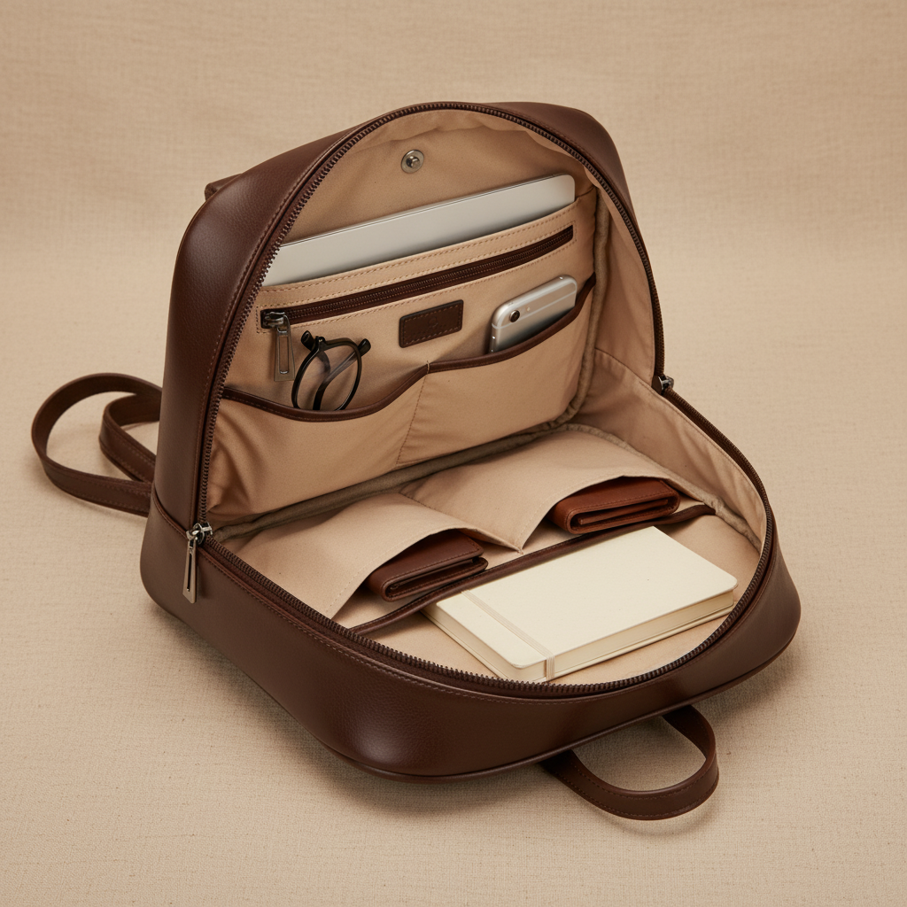 Alex Double-Zipper Backpack