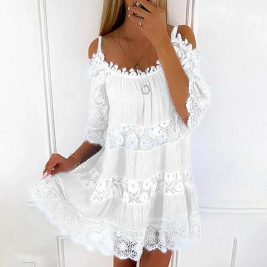 Femke | Summer Dress with Cold-Shoulder Design for Women