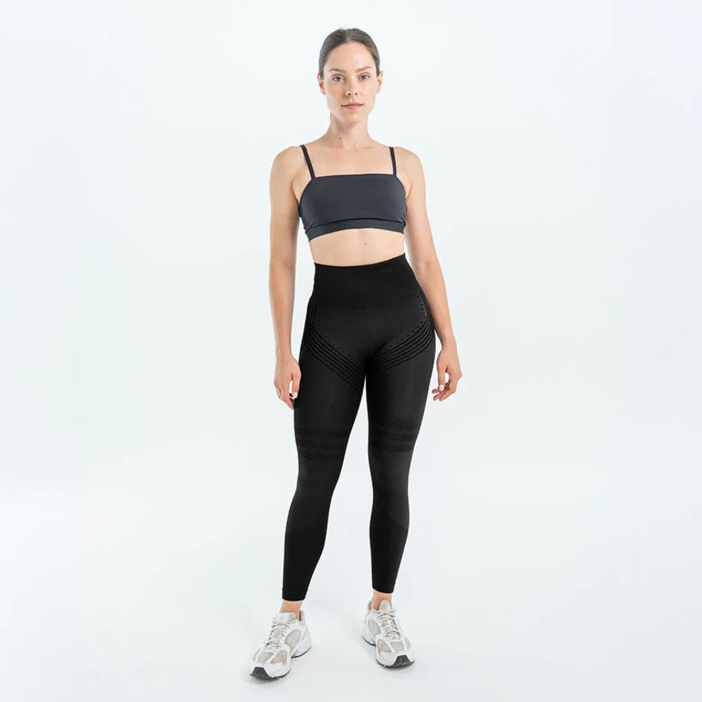 Women's High-Waisted Seamless Gym Leggings with Tummy Control