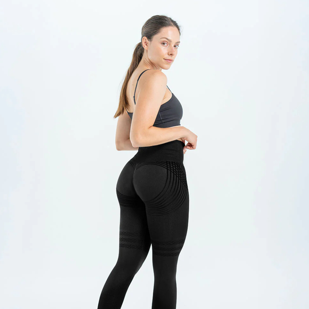 Women's High-Waisted Seamless Gym Leggings with Tummy Control