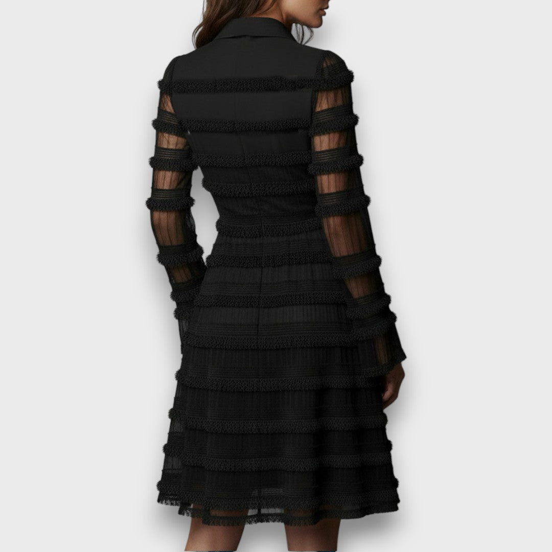 Emily - Refined Sheer Midi Dress