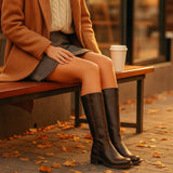 Agatha - Leather Ankle Boots - Comfortable Design - Women's