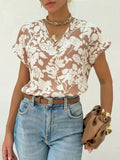 Ariel - Floral Print Summer Top for Women
