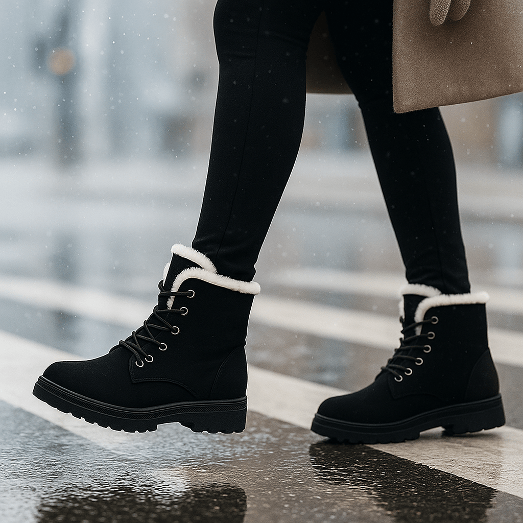 Grace Double Ankle Boots - Warm - Non-Slip - Winter