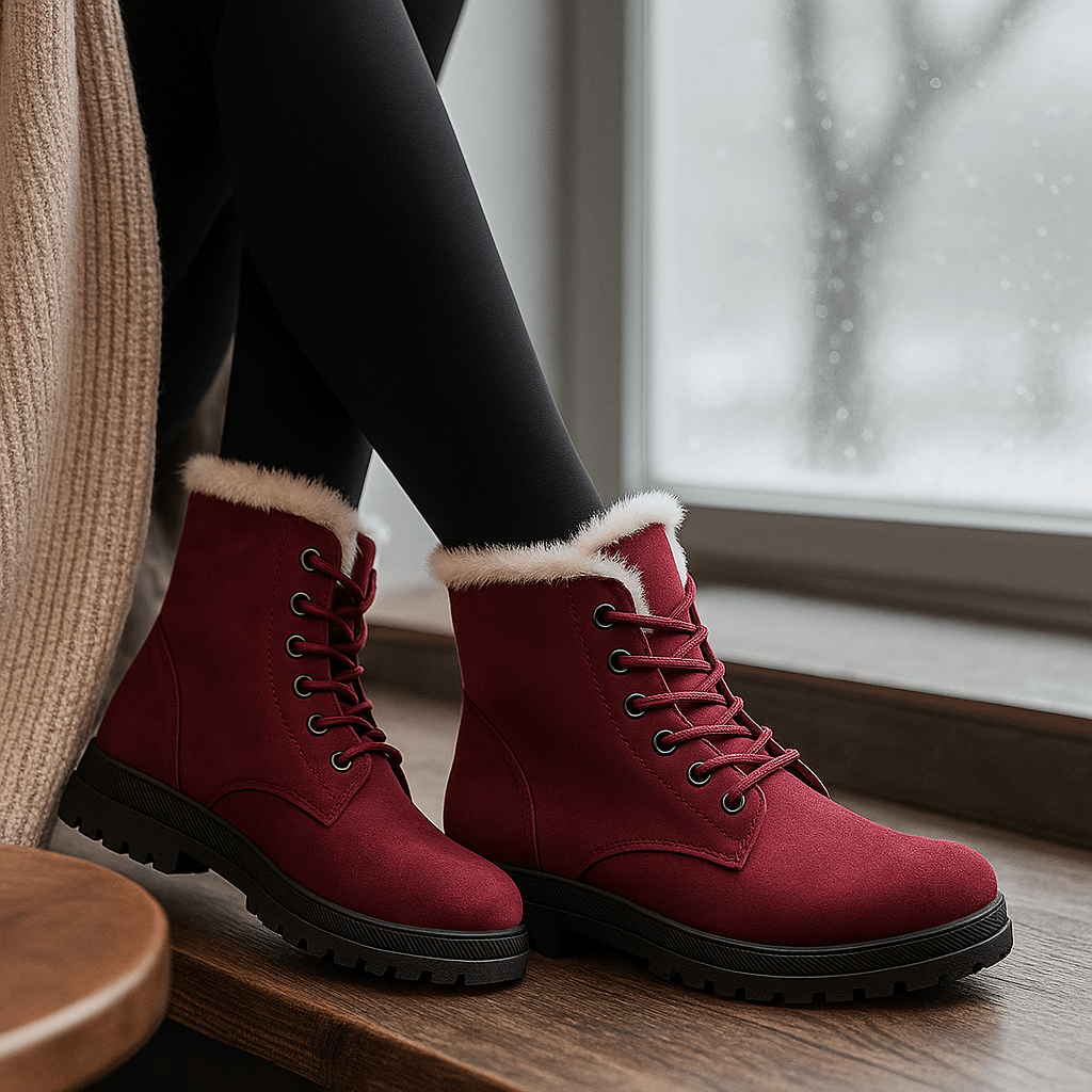 Grace Double Ankle Boots - Warm - Non-Slip - Winter