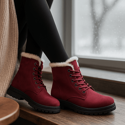 Grace Double Ankle Boots - Warm - Non-Slip - Winter