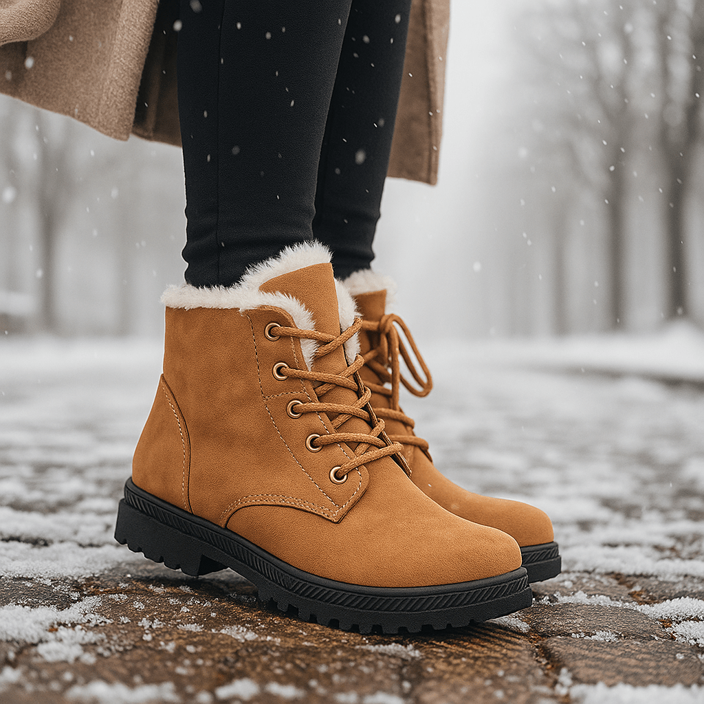 Grace Double Ankle Boots - Warm - Non-Slip - Winter
