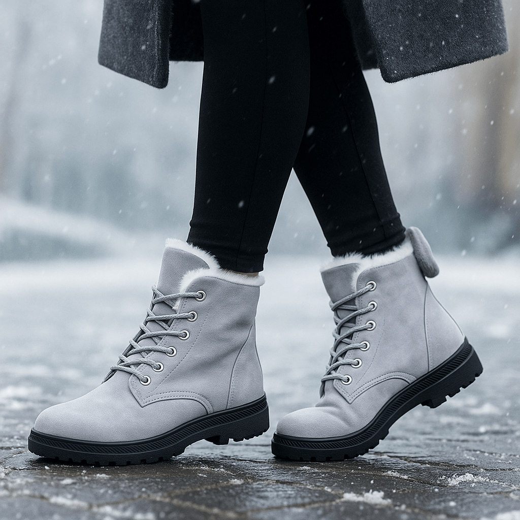 Grace Double Ankle Boots - Warm - Non-Slip - Winter