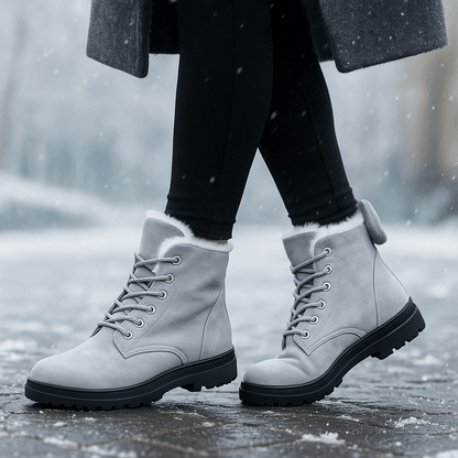 Grace Double Ankle Boots - Warm - Non-Slip - Winter