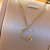 Ella - Celestial Moon Star Necklace