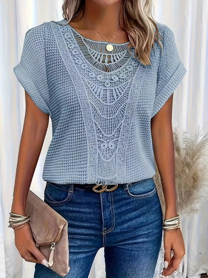 Caitlyn Lace Top – Breathable All-Season Lace Women’s Top