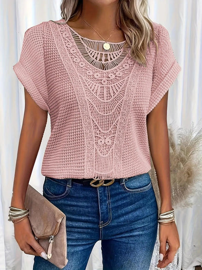 Caitlyn Lace Top – Breathable All-Season Lace Women’s Top