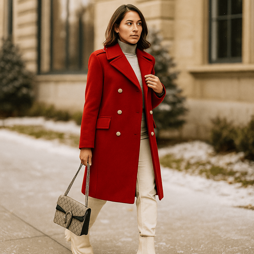 Rosie - Double-Breasted Women's Jacket