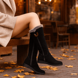 Women's Knee-High Boots - Fleece-Lined - Warm Winter