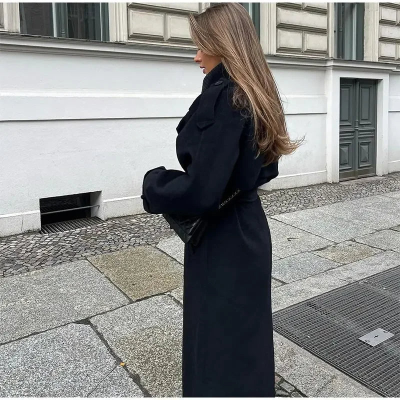 Cheri | Women's Double-Breasted Trench Coat