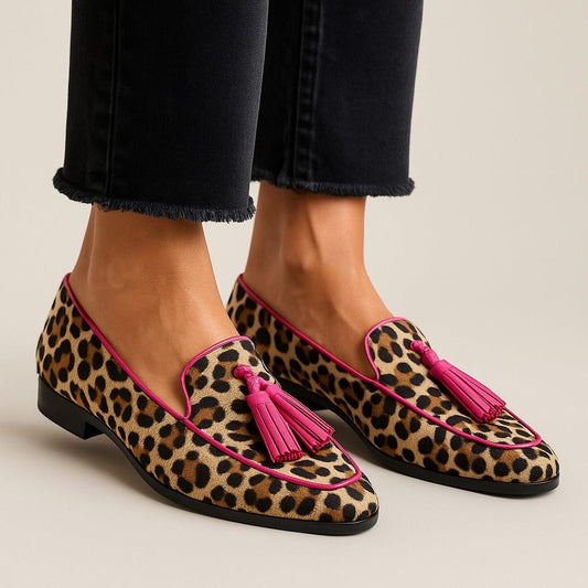 Liora | Fringe Detail Slippers