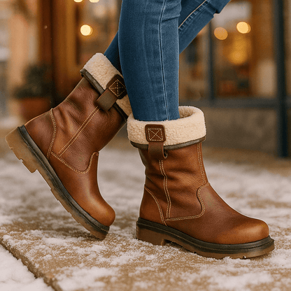 Glazel - Leather Ankle Boots - Lined