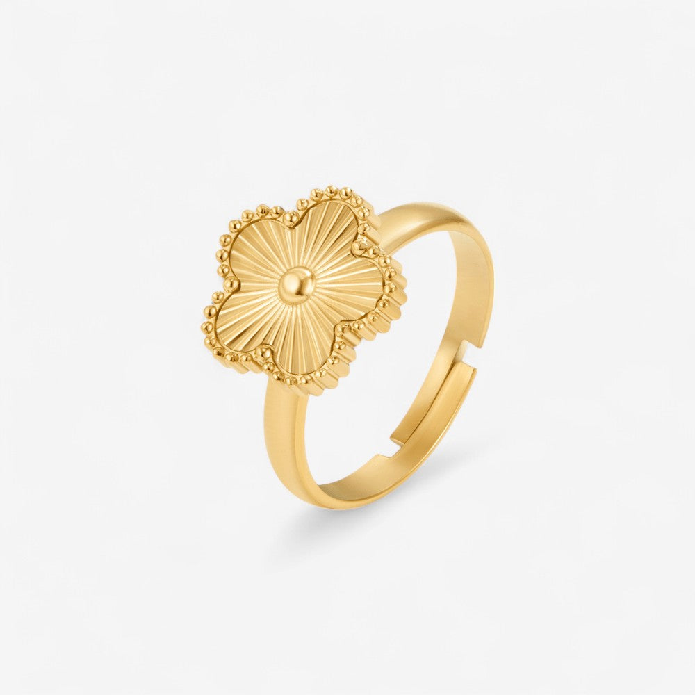 Klaver gouden ring