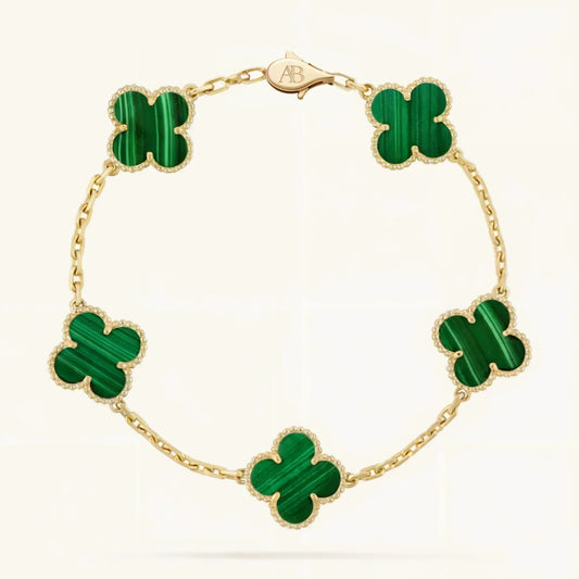 Klavergroene armbanden