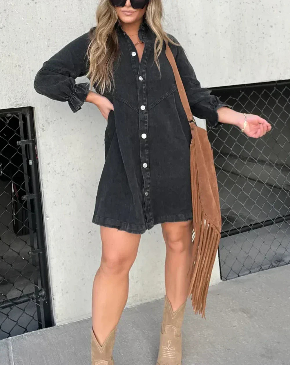 Lydia | Stylish Denim Dress for Women