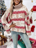 Serena | Women's Oversize Christmas Roll Neck Jumper