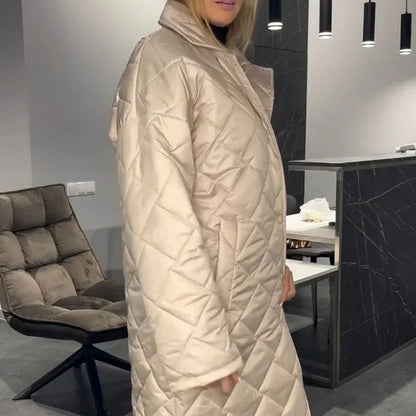 Amelia - Elegant Quilted Winter Coat