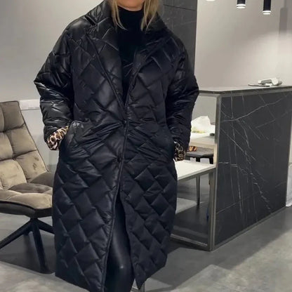Amelia - Elegant Quilted Winter Coat