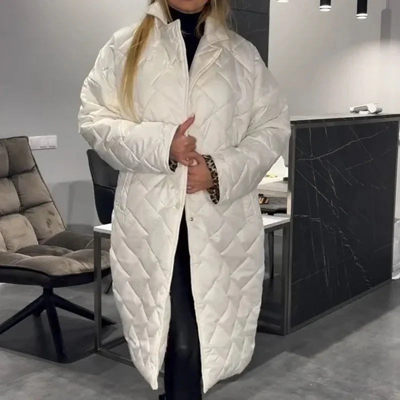Amelia - Elegant Quilted Winter Coat