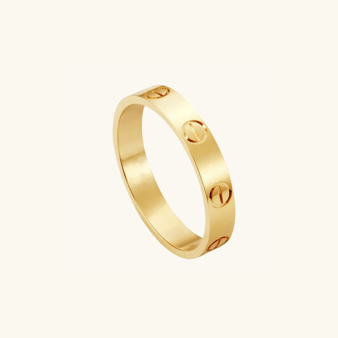 Liefde Bloemen Schoonheid Ring