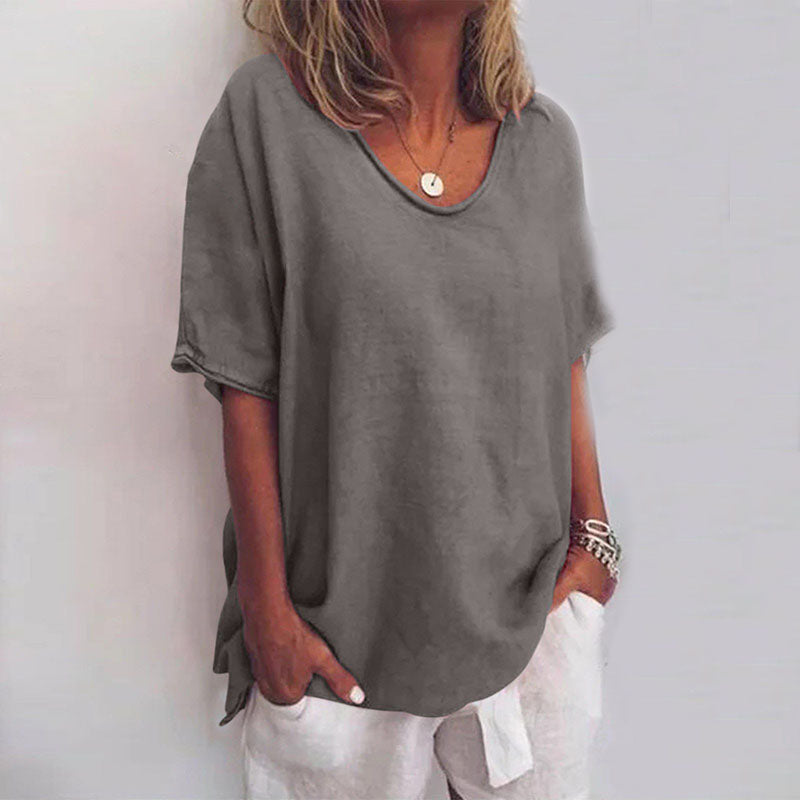 Denise | Stylish Loose Blouse with Tummy Coverage