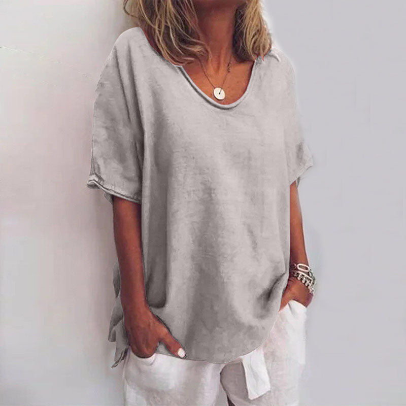 Denise | Stylish Loose Blouse with Tummy Coverage