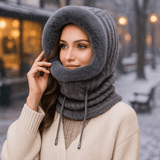 Olivia - Winter Knit Set - Lined Hood