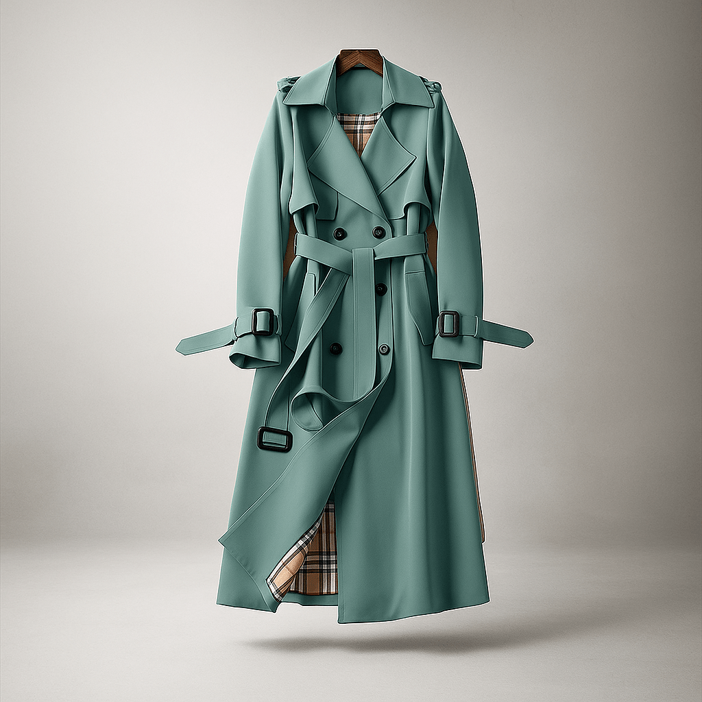 Trench Coat - Double-Breasted - Classic Style
